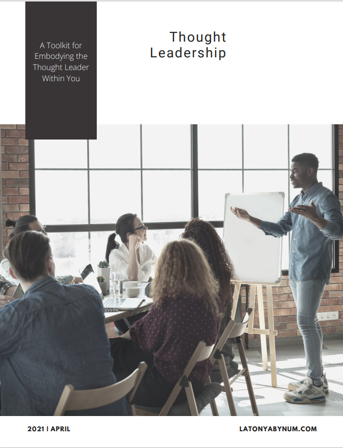 Thought Leadership Toolkit by Sarah Morosko, MPH